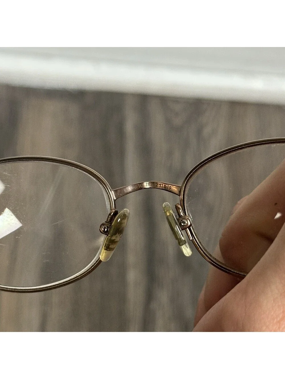 Titmus T6 BRN CS60 Z87-2 GOLD tone Eyeglasses  Oval  51-19-145mm Frames VTG